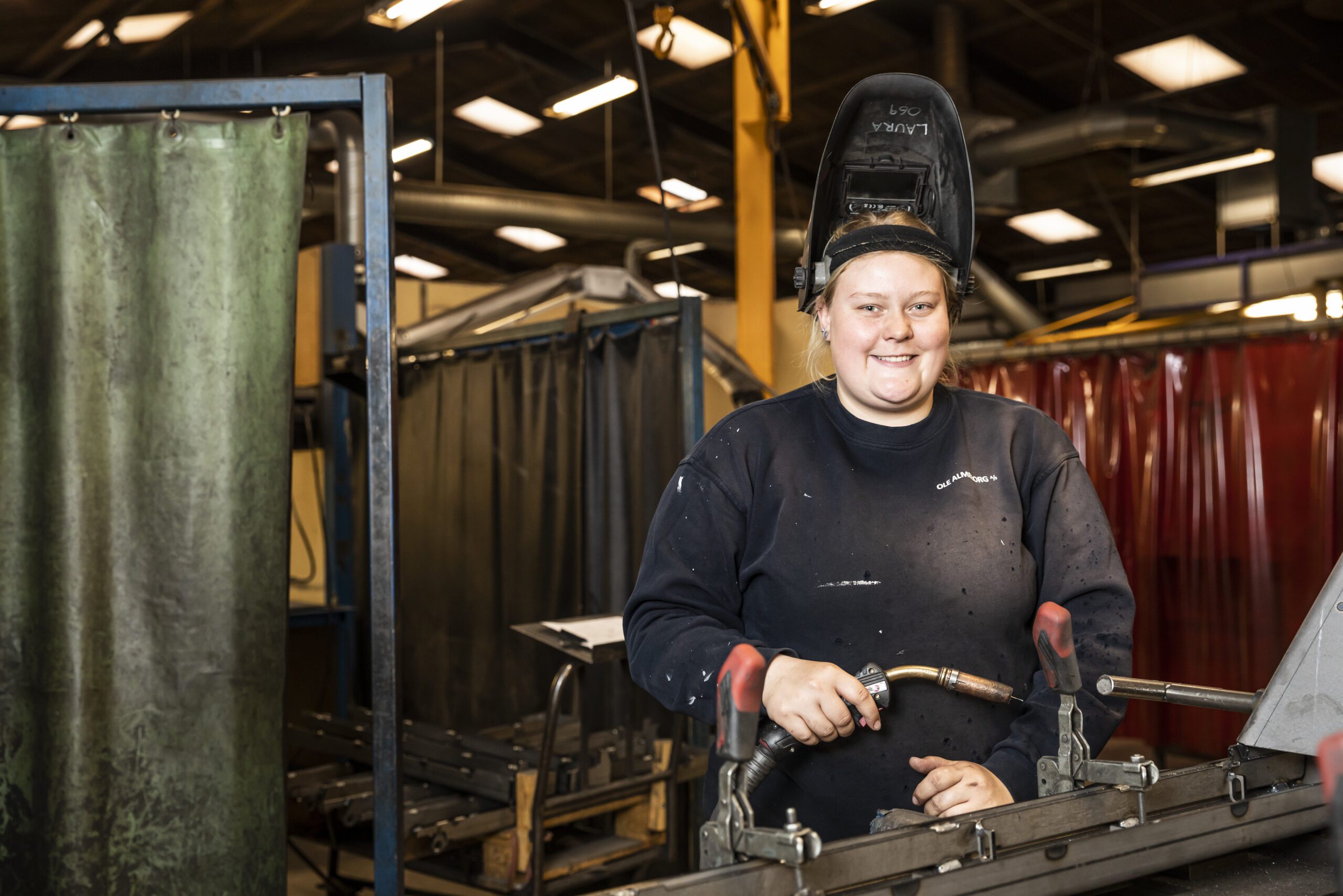 Laura Pedersen er én af de unge bornholmere, der er gået den faglærte vej. Foto: Jacob Jepsen. Laura Pedersen er én af de unge bornholmere, der er gået den faglærte vej. Foto: Jacob Jepsen.