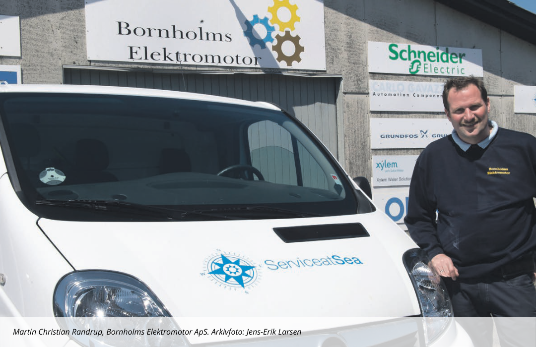Martin Christian Randrup, Bornholms Elektromotor ApS. Arkivfoto: Jens-Erik Larsen